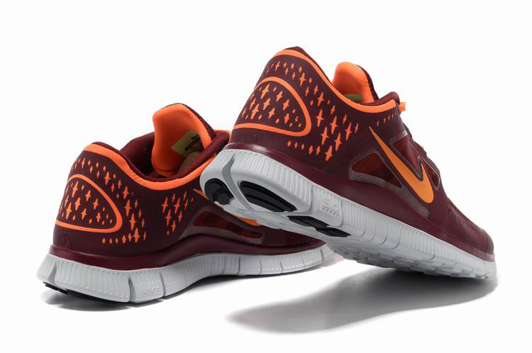 Hot Nike Free5.0 Men Shoes Maroon/Coral